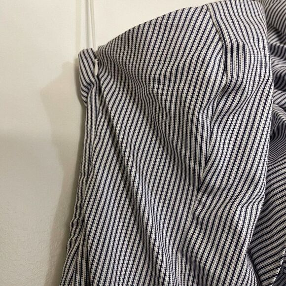 C/MEO collective Revolve one shoulder ruffle mini stripe dress size Medium - Picture 4 of 7